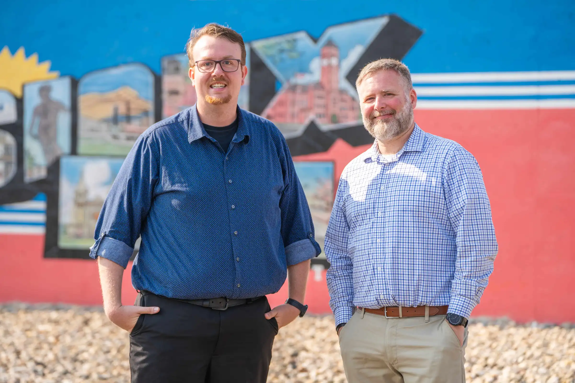 Group shot of Matt and Nate, founders of Sioux Empire IT Services.